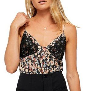 NWT Free People Intimately  Little Dreams Printed Lace Camisole M